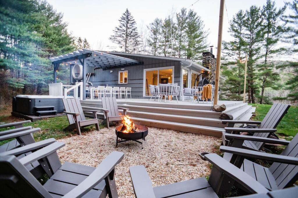 Prattvilla -Catskill -Mountain Escape 5 Bedroom ,3 Bath With Hot Tub Prattsville Εξωτερικό φωτογραφία